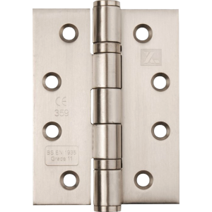 102mm CE13 Satin Stainless Steel Ball Bearing Hinge