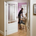 Anglesey Downham Nine Light Glazed Doors White Primed