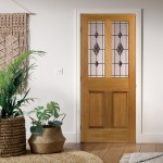 Milton Keynes Malton Oak Glazed Doors