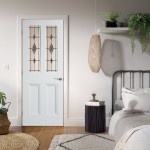 Bow Malton White Primed Glazed Doors