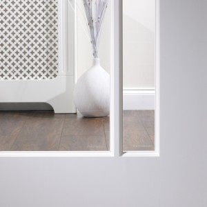 Helston Solid White Primed Glazed Interior Doors