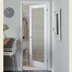 Leominster White Primed Glazed Pattern Ten Shaker Doors