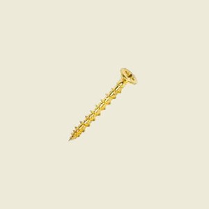 8 Hinge Screws PVD Brass