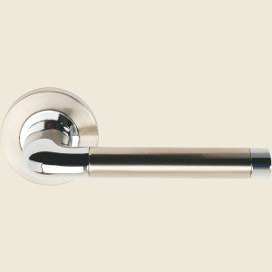 Argo Lever On Rose - Dual Finish Door Handles