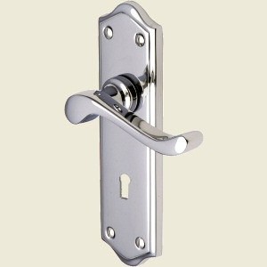 Buckingham Polished Chrome Sash Lock Handles