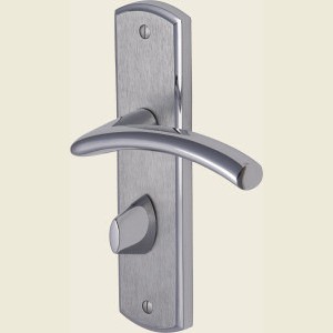 Centaur Apollo Split Finish Bathroom Lock Handles