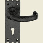 Colonial Black Iron Lock Handle