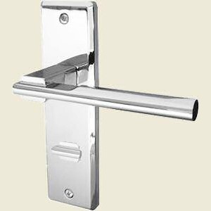 Delta Polished Chrome Bathroom Lock Door Handles