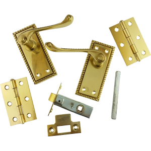 Georgian Brass-Ware Small Latch Lever Pack