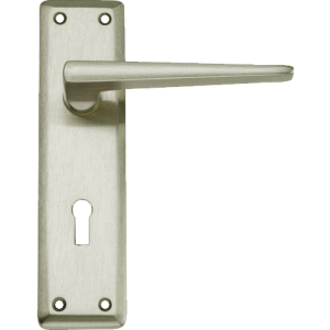 Lugano Sash Lock Door Handles Satin Nickel