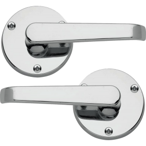 Victorian Lever On Rose Door Handles Polished Chrome