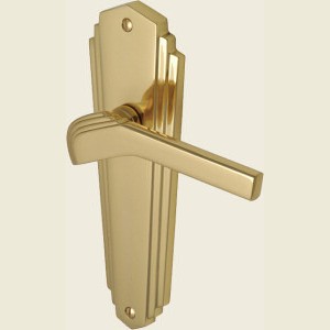 Waldorf Polished Brass Sashlock Handles
