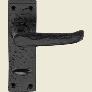 Windsor Black Iron Bathroom Handle