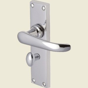 Windsor Polished Chrome Bathroom Lever Handle