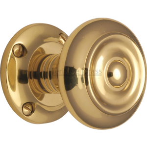 Aylesbury Door Knob Set Polished Brass