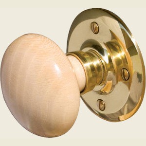 JKA60PPB Light Wood Door Knob Set