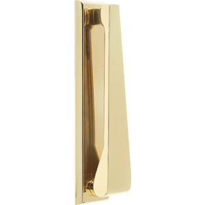 Contemporary Door Knocker Polished Brass