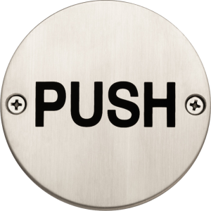 Push Door Sign