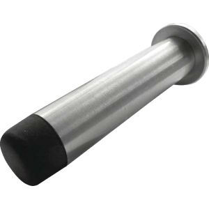 Cylinder Projection Door Stop on Rose Satin Stainless Steel