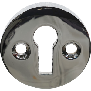 Contemporary Open Escutcheon Polished Chrome