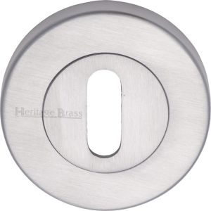 53mm Round Standard Key Escutcheon Satin Chrome