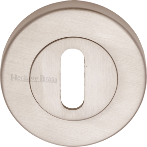 53mm Round Standard Key Escutcheon Satin Nickel