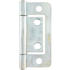  50mm Flush Hinge Bright Zinc