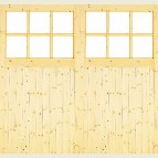 84 x 78 Pattern 301 Softwood Garage Doors