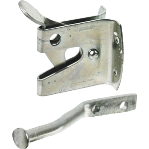 Auto Latch Lockable Gate Catch Zinc Plate