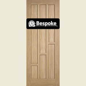 Bespoke Coventry Oak Stepped Door