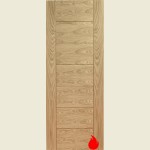 27 x 78 Palermo Prefinished Premium Oak Door FD30 Fire Door 686 x 1981 x 44mm