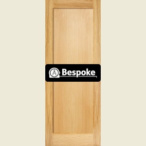 Bespoke Pattern 10 One Panel Oak Door