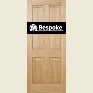 Bespoke Regency 4-Panel Oak Door