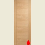 24 x 78 Vancouver Pre Finished Oak FD30 Fire Door 610 x 1981 x 44mm