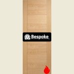 Bespoke Vancouver Pre Finished Oak FD30 Fire Door