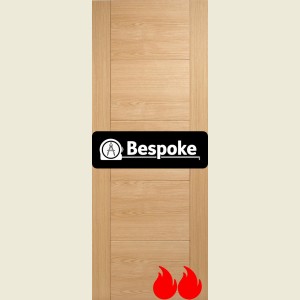 Bespoke Vancouver Pre Finished Oak FD60 Acoustic Fire Door