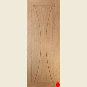 926 x 2040 x 44mm Verona Oak FD30 Fire Door