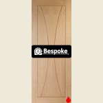 Bespoke Verona Prefinished Oak FD30 Fire Door