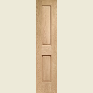 21 x 78 Classic Victorian 2-Panel Oak Door