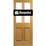 Bespoke Malton Oak Unglazed Door