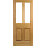 27 x 78 Inch Malton Oak Unglazed Door 686 x 1981mm