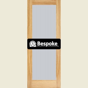 Bespoke Pattern 10 One Panel Oak Obscure Glazed Door