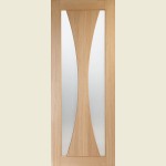 33 x 78 Verona Oak Obscure Glazed Door 838 x 1981 x 35mm