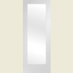 24 x 78 Pattern 10 White Primed Frosted Glass Door 610 x 1981 x 35mm