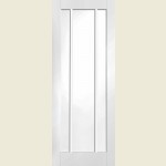 24 x 78 Worcester White Primed Clear Glazed Door 610 x 1981 x 35mm