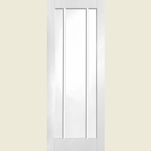 27 x 78 Worcester White Primed Clear Glazed Door 686 x 1981 x 35mm