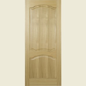 30 x 78 Pre-Finished Interior Louis Oak Two Panel Fire Door