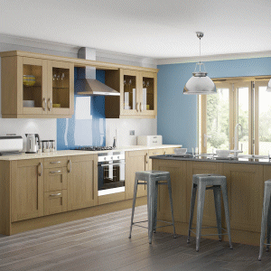 Light Oak Shaker Kitchen