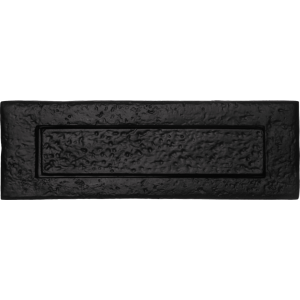 266mm x 90mm Antique Black Letter Box Cover Plate