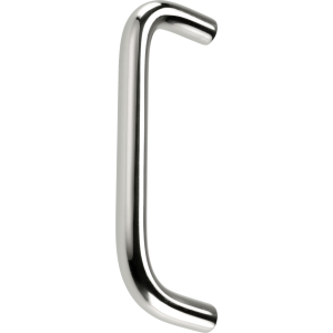 9 Inch Pull Handle Polished Aluminium Bolt Fixing